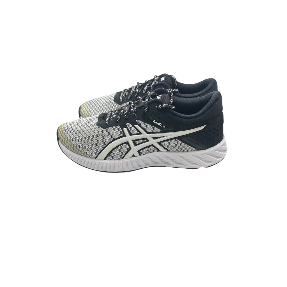 ASICS Womens FuzeX Lyte 2 Running Shoe Black/White SZ8-867